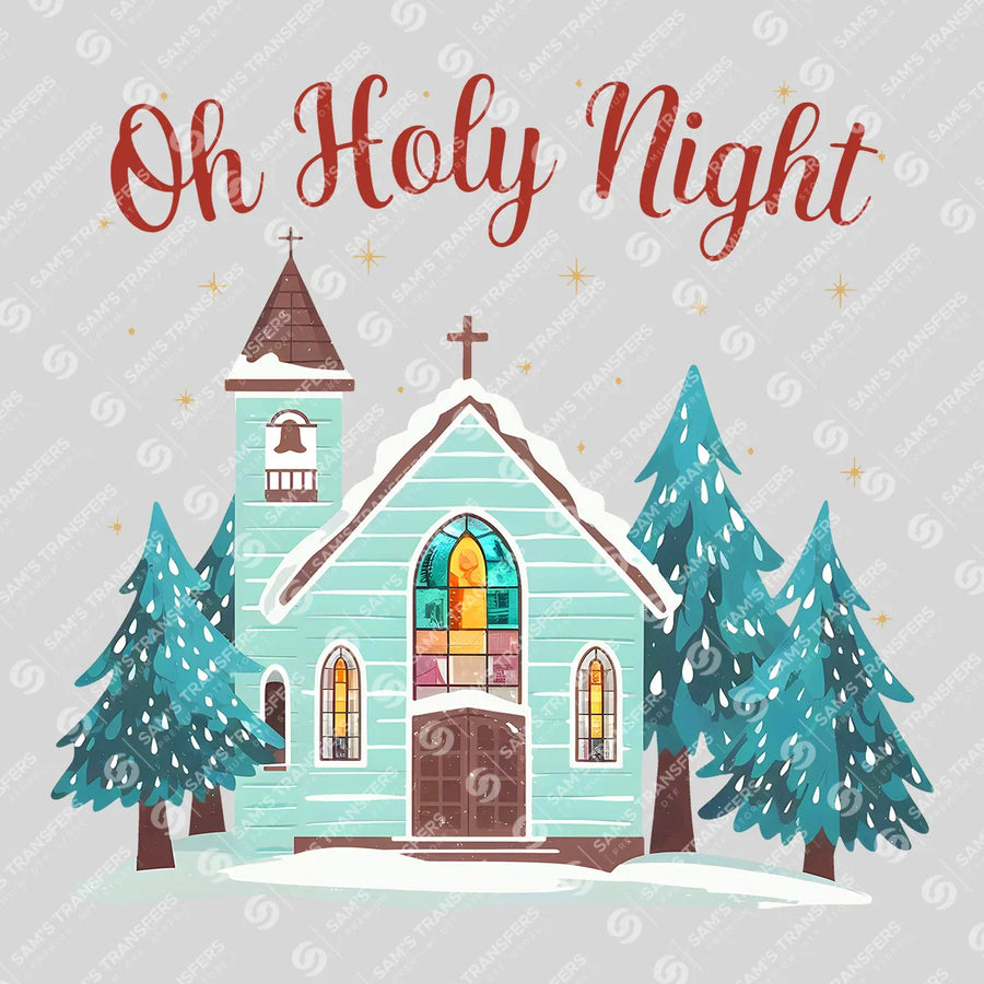 Oh Holy Night Ready-to-Press DTF Transfer | SAT05282