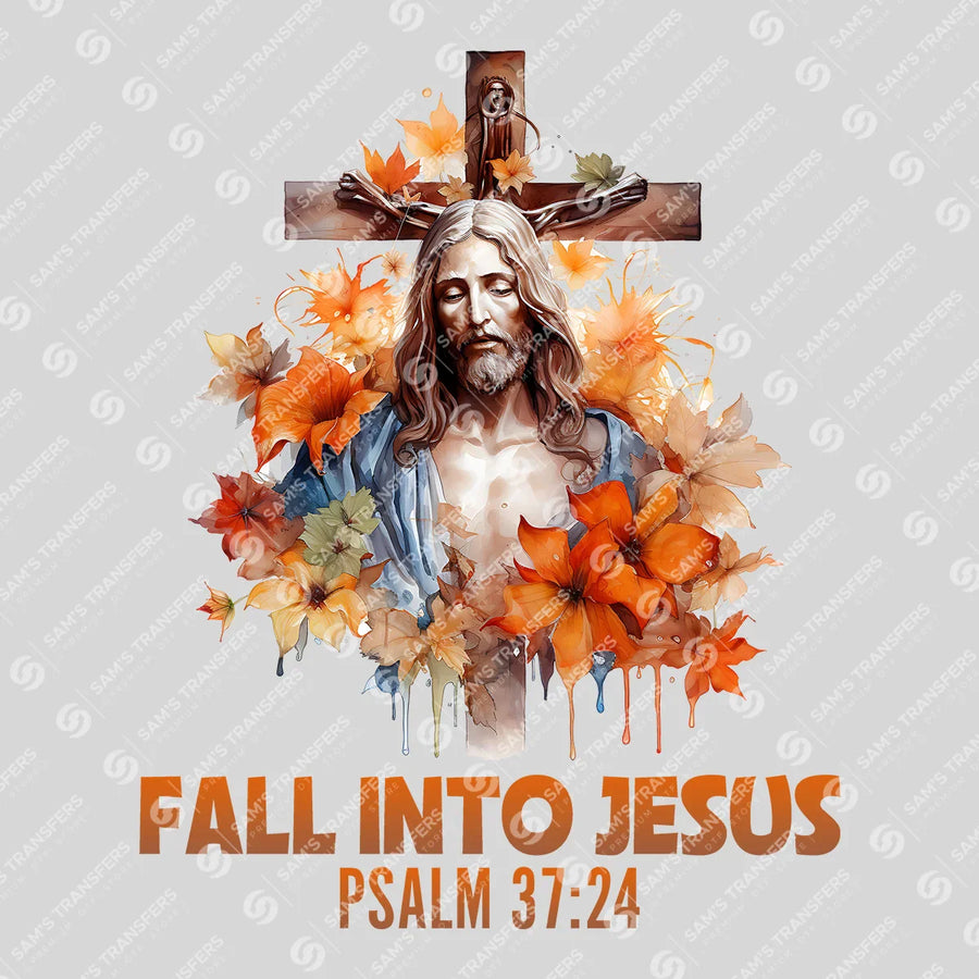 Fall Into Jesus Ready-to-Press DTF Transfer | SAT05294