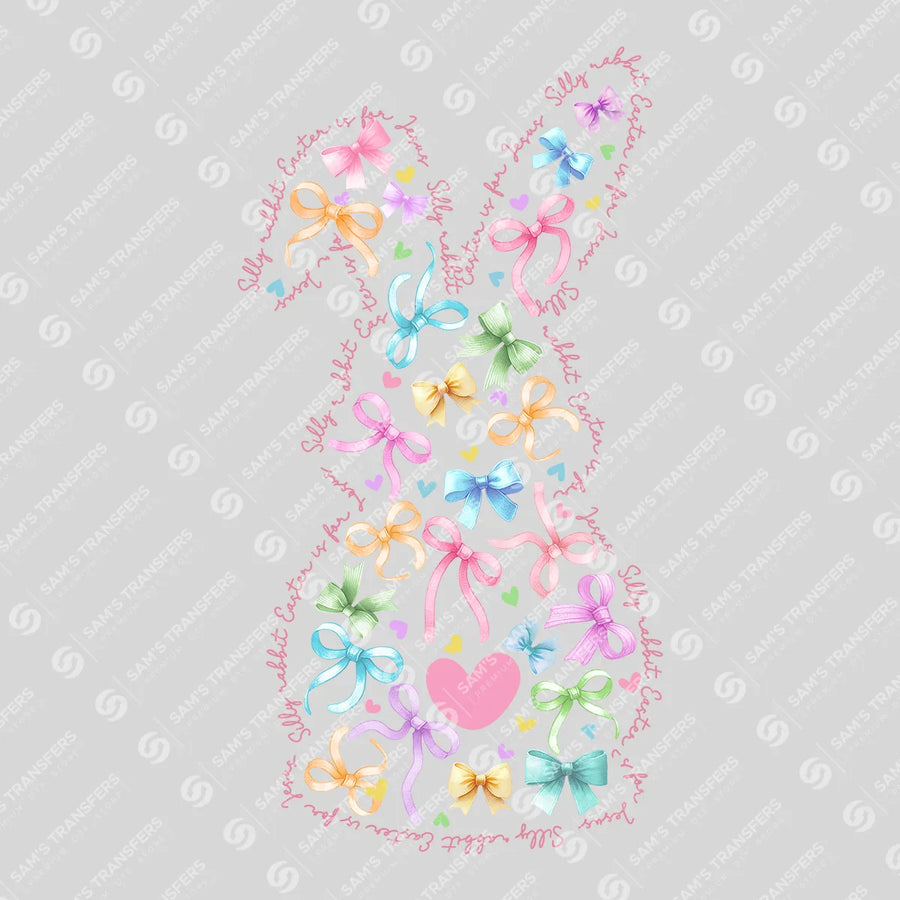 Silly Rabbit Easter Is for Jesus Ready-to-Press DTF Transfer | SAT05384