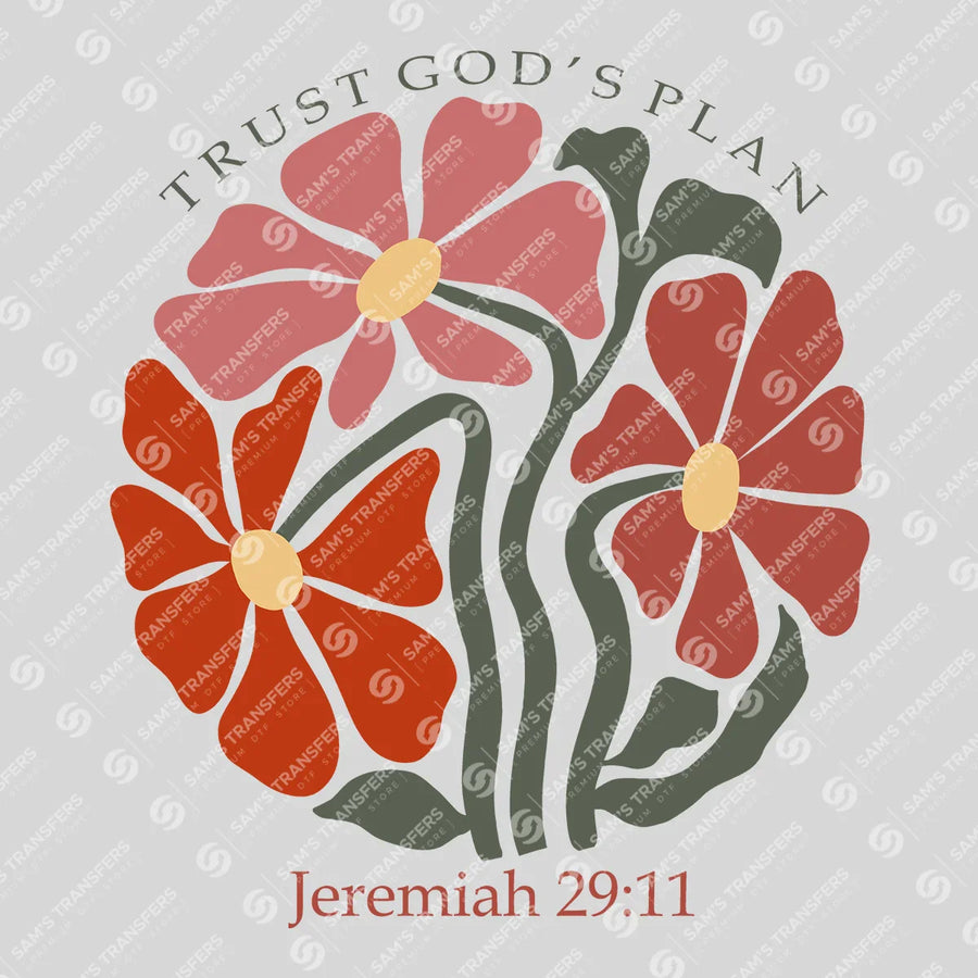 Trust God's Plan Ready-to-Press DTF Transfer | SAT05511