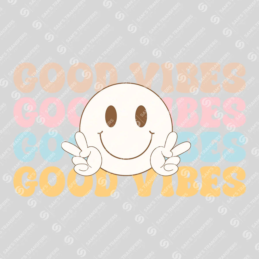 Good Vibes Ready-to-Press DTF Transfer | SAT05533