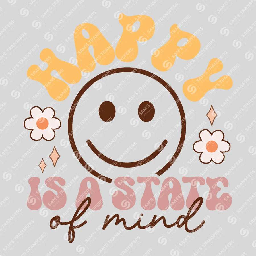 Happy Is a State of Mind Ready-to-Press DTF Transfer | SAT05602