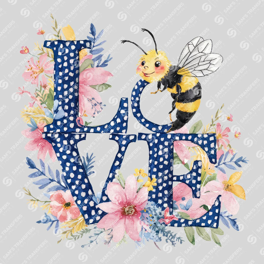 Love Ready-to-Press DTF Transfer | SAT05620