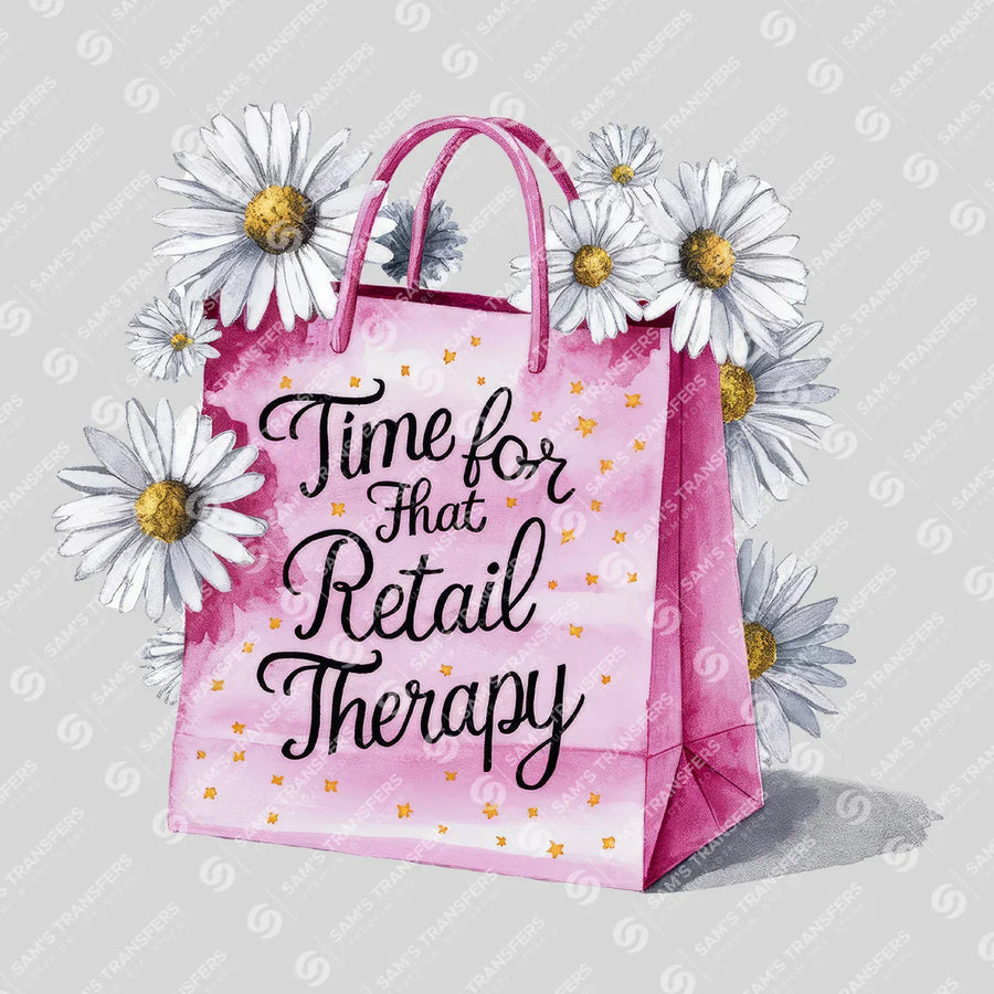 Time for That Retail Therapy Ready-to-Press DTF Transfer | SAT05681