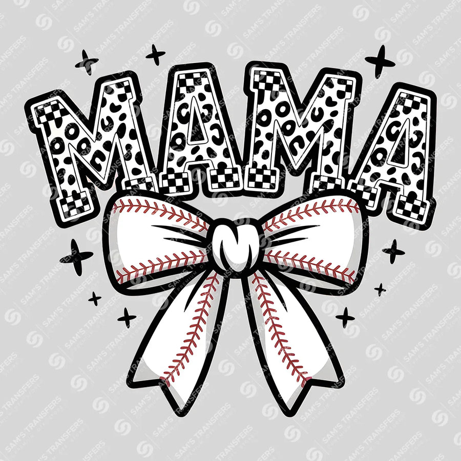Baseball Mama Ready-to-Press DTF Transfer | SAT05698