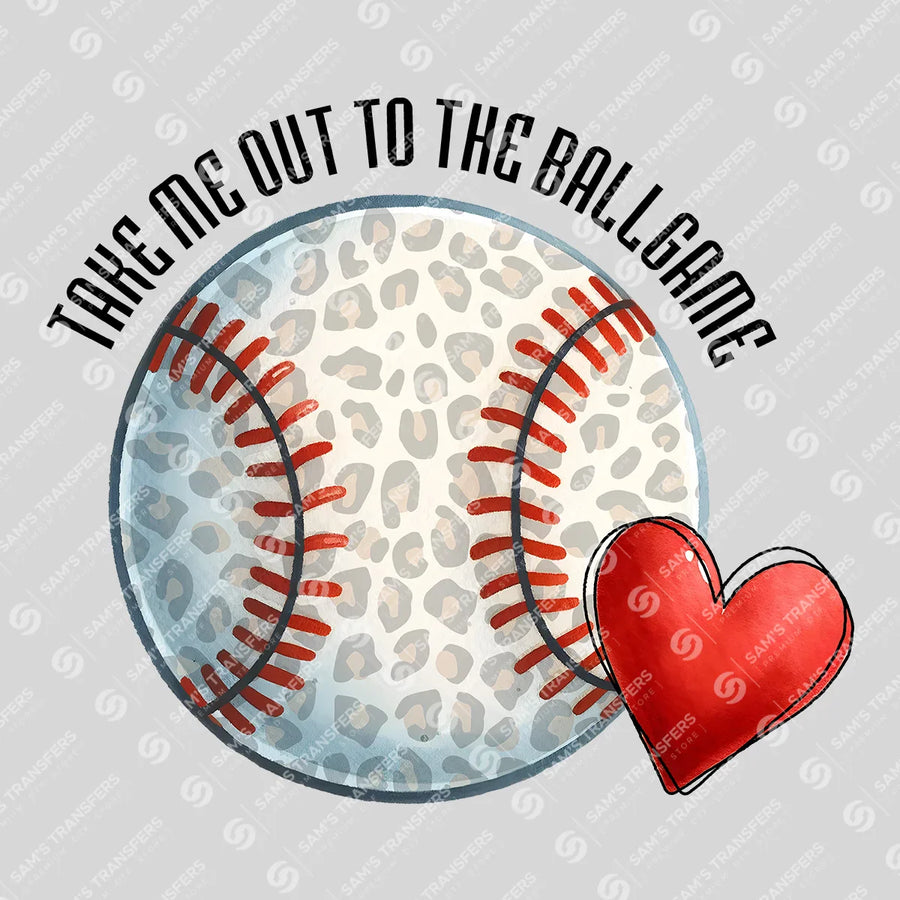 Take Me Out to the Ballgame Ready-to-Press DTF Transfer | SAT05707