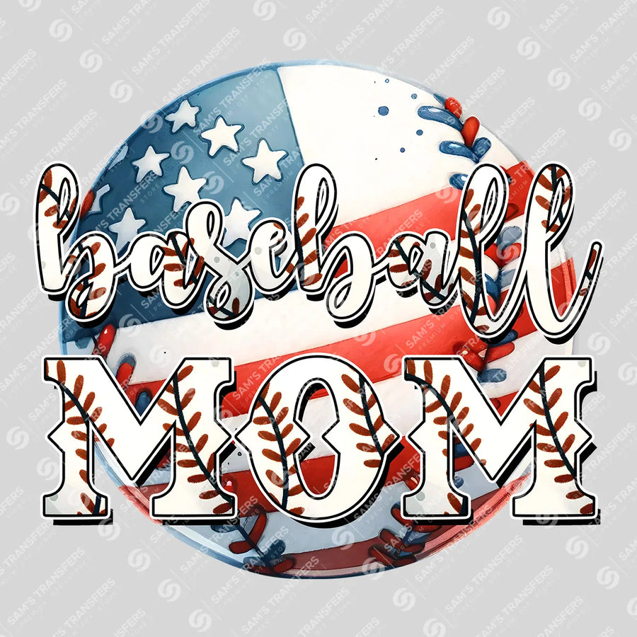 Baseball Mom Ready-to-Press DTF Transfer | SAT05710