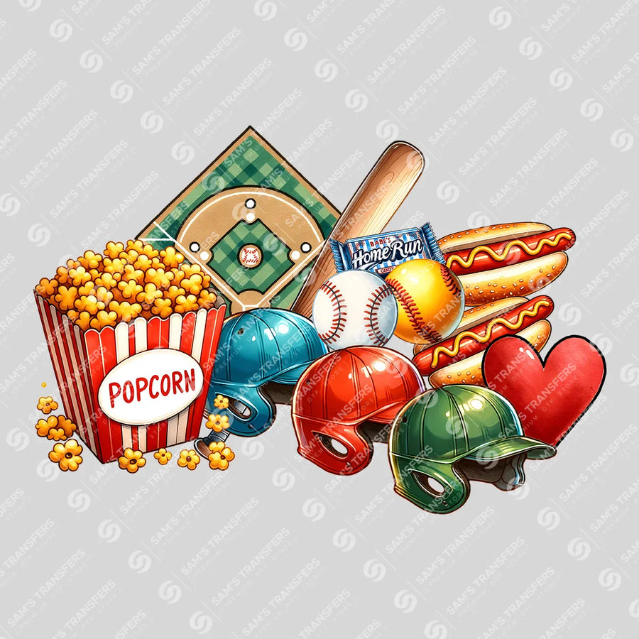 Baseball Game Day Ready-to-Press DTF Transfer | SAT05720