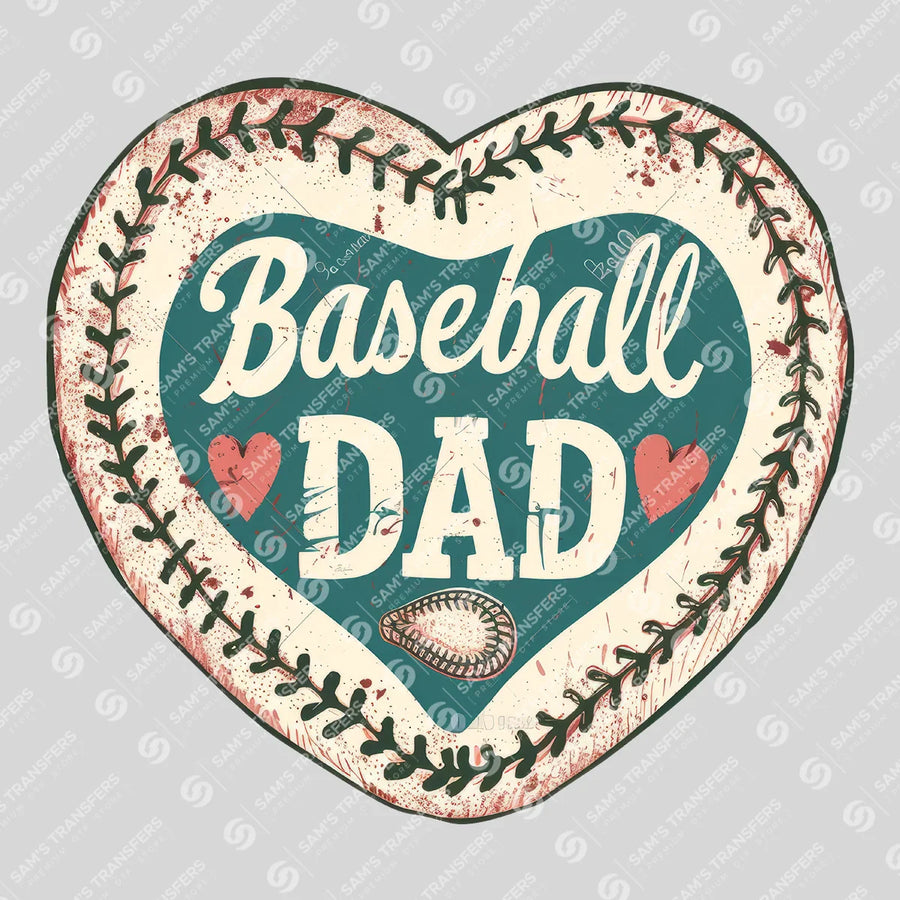 Baseball Dad Ready-to-Press DTF Transfer | SAT05726