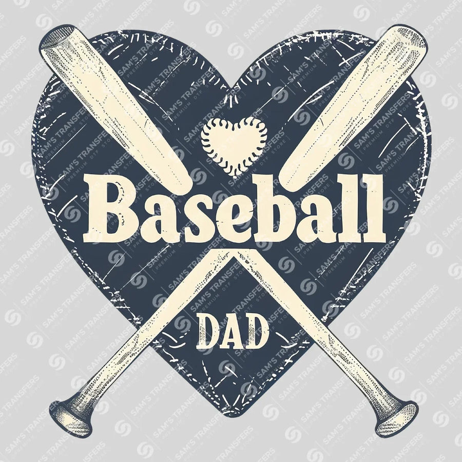 Baseball Dad Ready-to-Press DTF Transfer | SAT05727