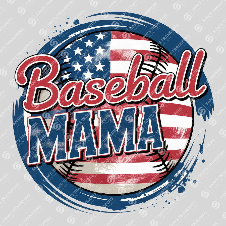 Baseball Mama Ready-to-Press DTF Transfer | SAT05730