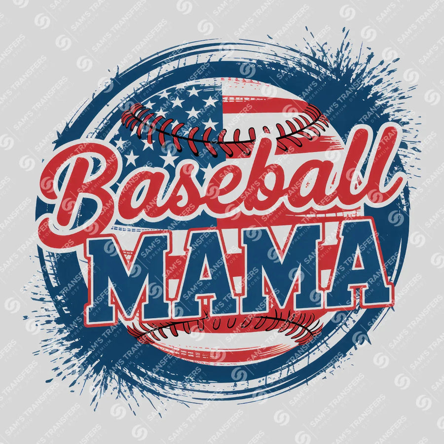 Baseball Mama Ready-to-Press DTF Transfer | SAT05731