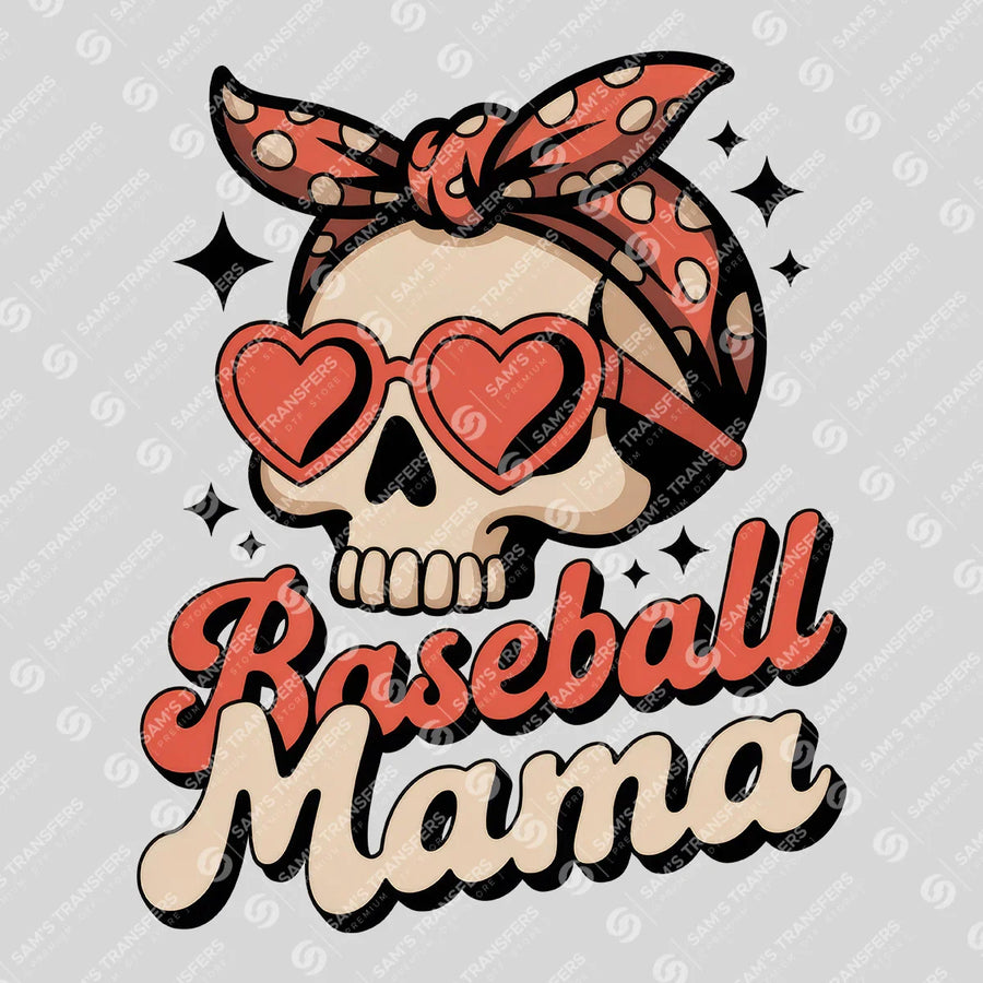 Baseball Mama Ready-to-Press DTF Transfer | SAT05732