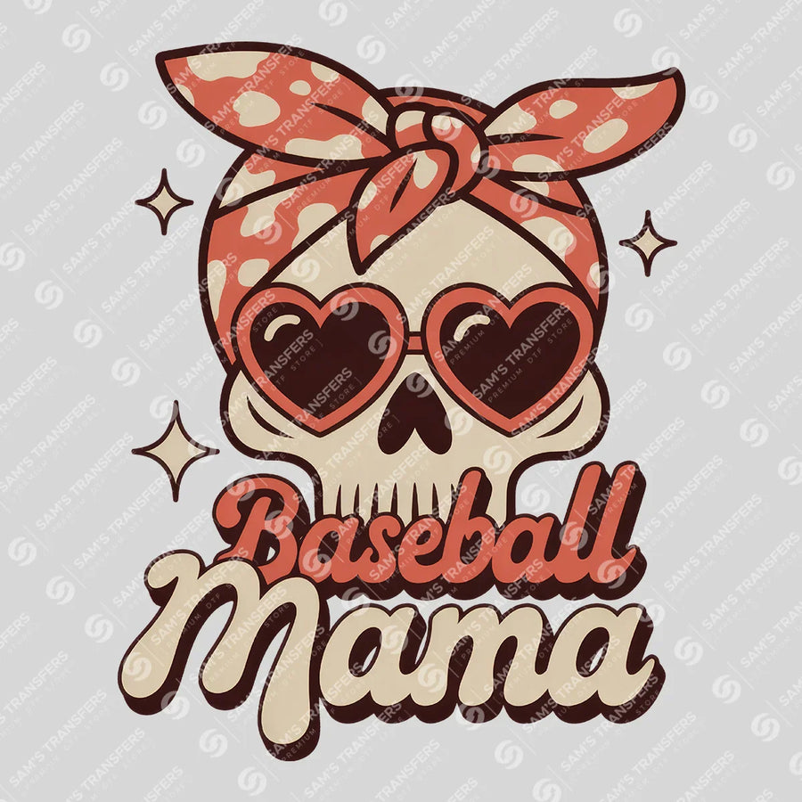 Baseball Mama Ready-to-Press DTF Transfer | SAT05733
