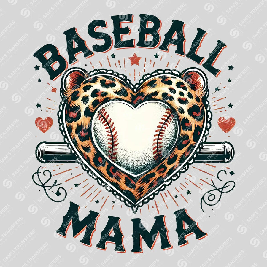 Baseball Mama Ready-to-Press DTF Transfer | SAT05736