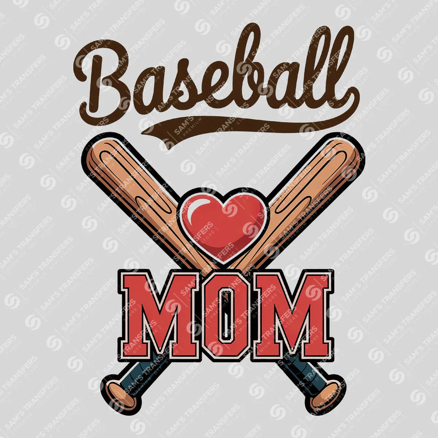 Baseball Mom Ready-to-Press DTF Transfer | SAT05741