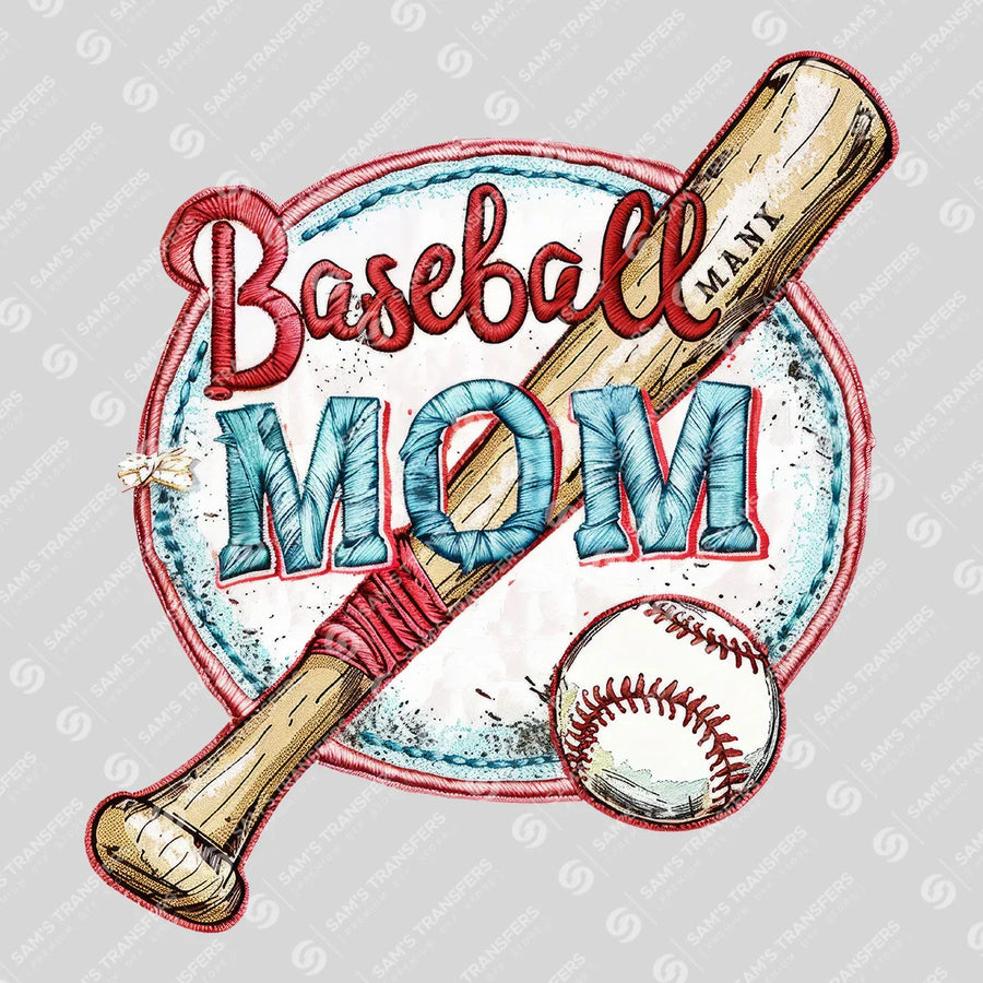 Baseball Mom Ready-to-Press DTF Transfer | SAT05743