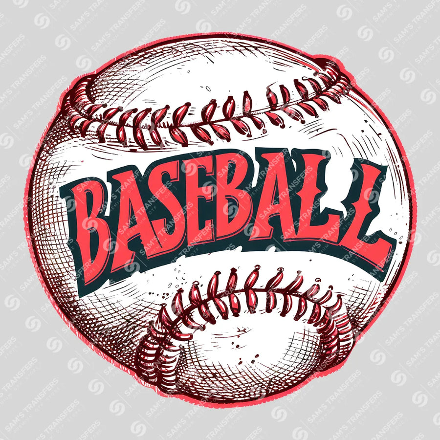 Baseball Ready-to-Press DTF Transfer | SAT05748