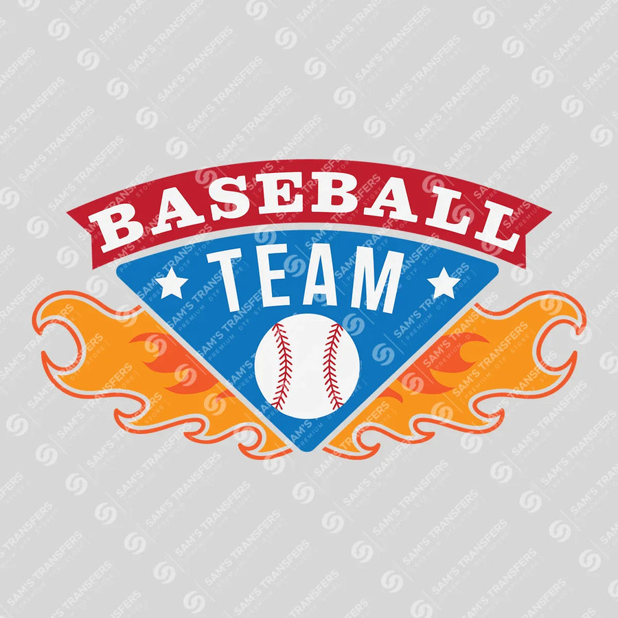 Baseball Team Ready-to-Press DTF Transfer | SAT05782