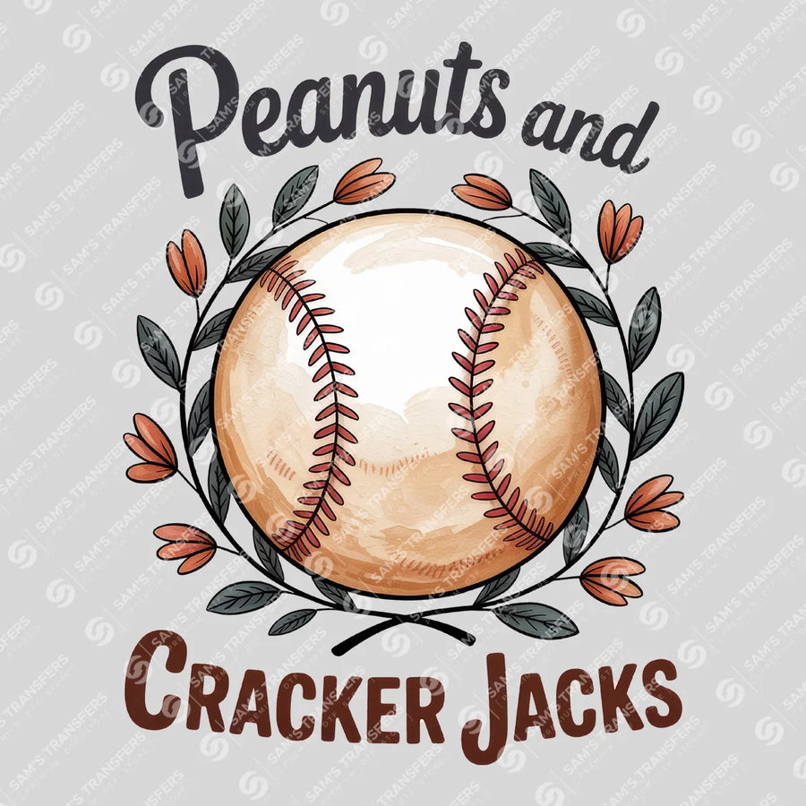 Peanuts and Cracker Jacks Ready-to-Press DTF Transfer | SAT05817