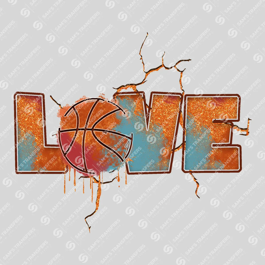Love Basketball Ready-to-Press DTF Transfer | SAT05832