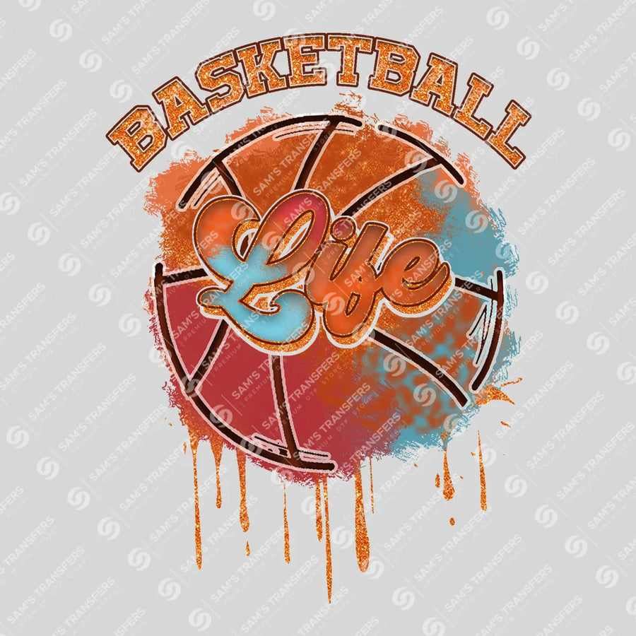 Basketball Love Ready-to-Press DTF Transfer | SAT05842