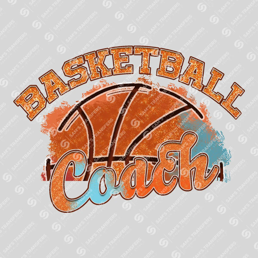 Basketball Coach Ready-to-Press DTF Transfer | SAT05849