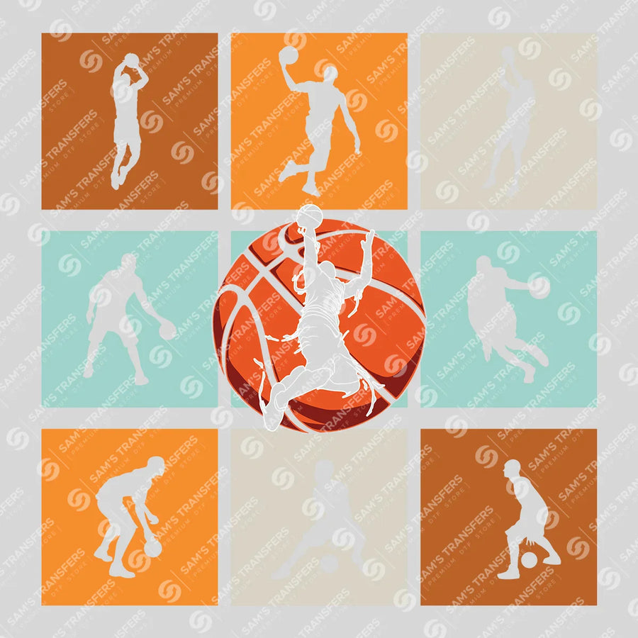 Basketball Players Ready-to-Press DTF Transfer | SAT05875