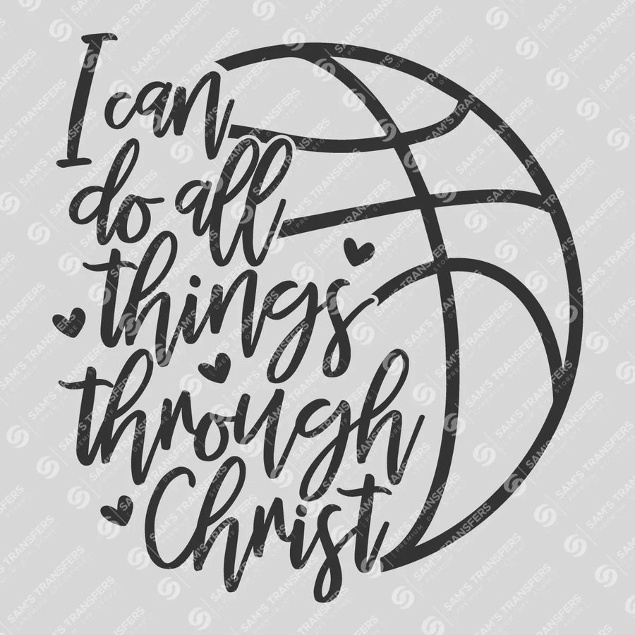 I Can Do All Things Through Christ Ready-to-Press DTF Transfer | SAT05899