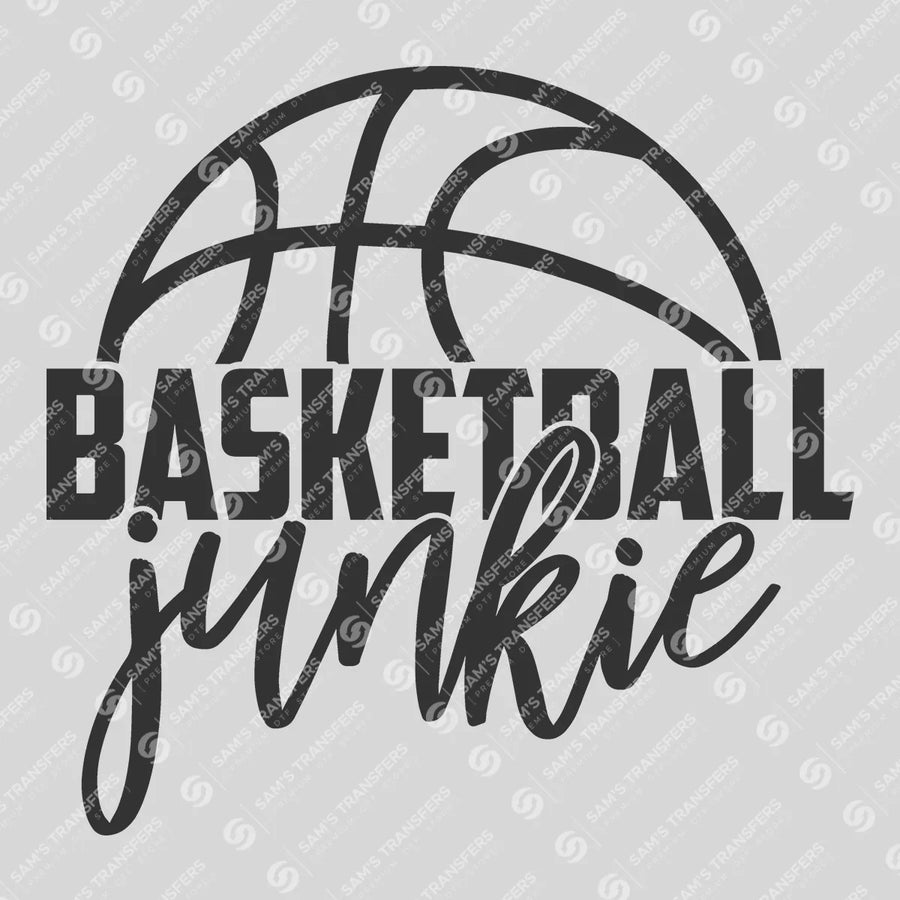 Basketball Junkie Ready-to-Press DTF Transfer | SAT05901