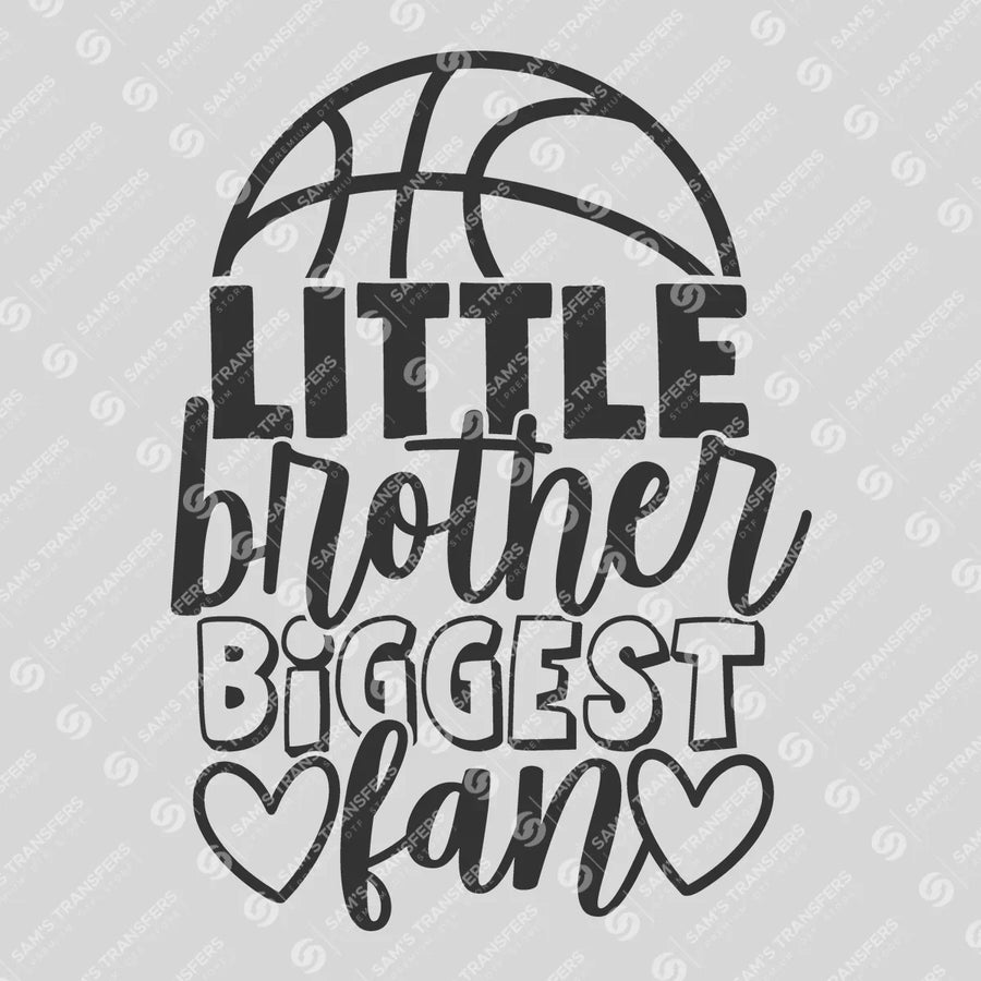 Little Brother Biggest Fan Ready-to-Press DTF Transfer | SAT05910
