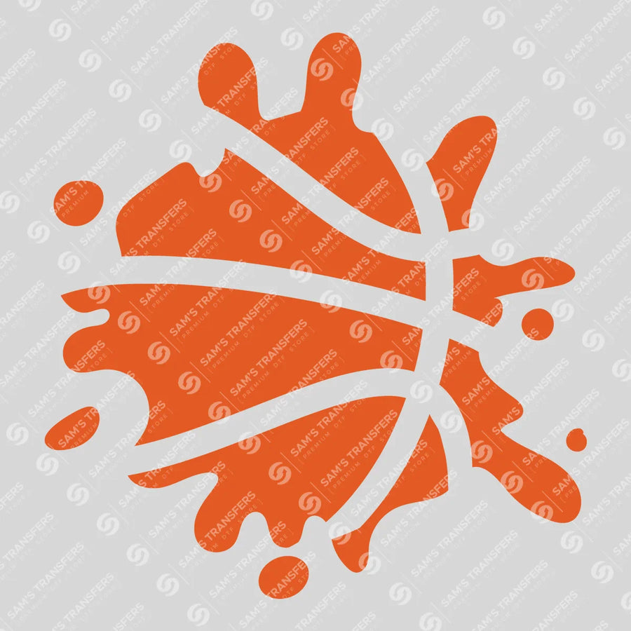 Basketball Splash Ready-to-Press DTF Transfer | SAT05941