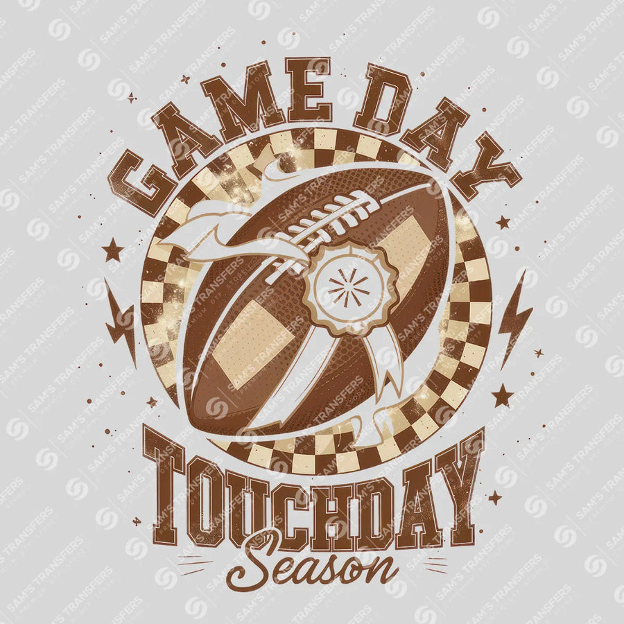 Game Day Touchdown Season Ready-to-Press DTF Transfer | SAT05984