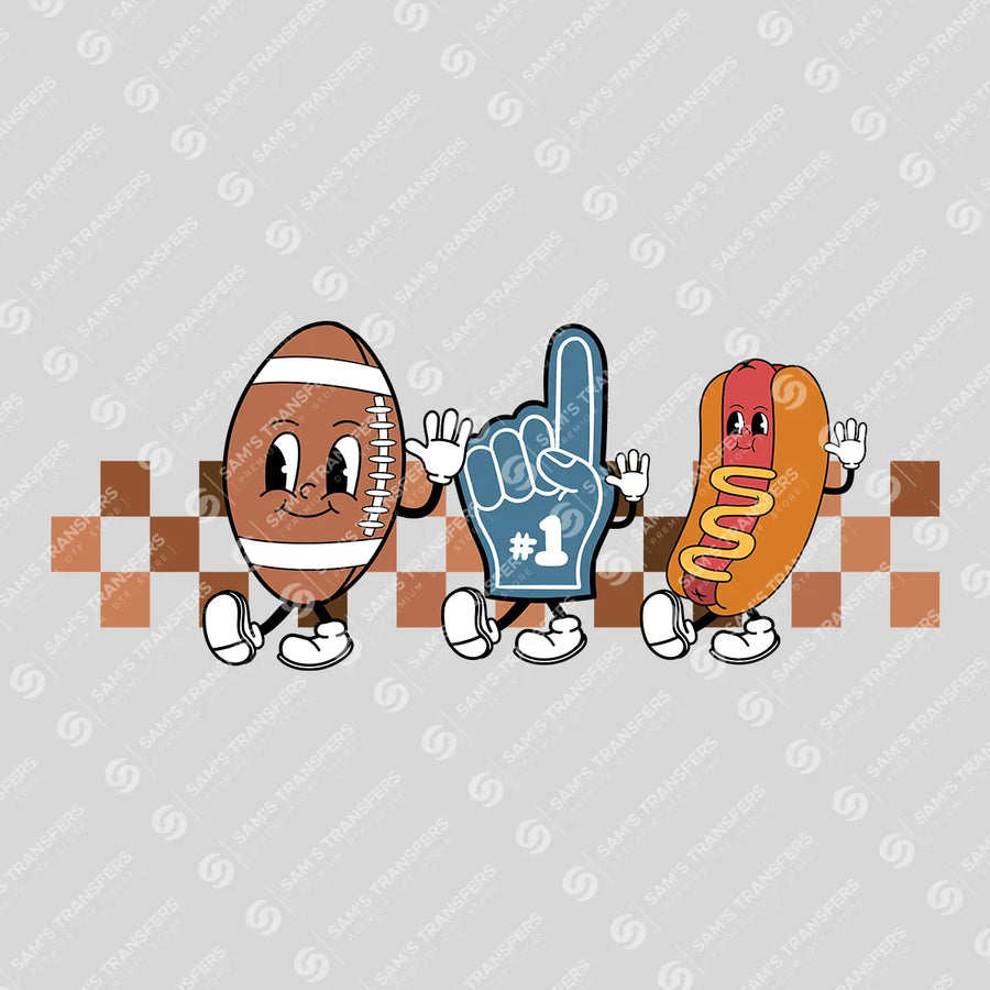 Football Game Day Buddies Ready-to-Press DTF Transfer | SAT05995