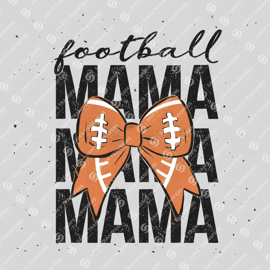 Football Mama Stacked Ready-to-Press DTF Transfer | SAT05999