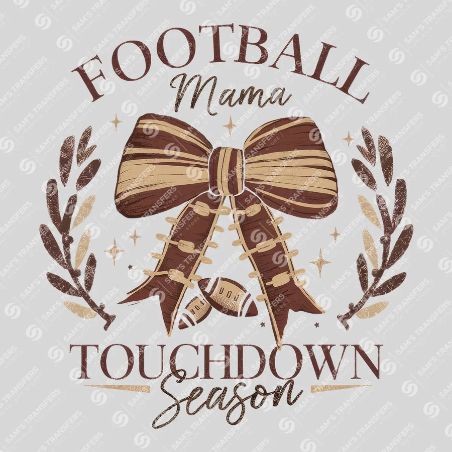 Football Mama Touchdown Season Ready-to-Press DTF Transfer | SAT06000
