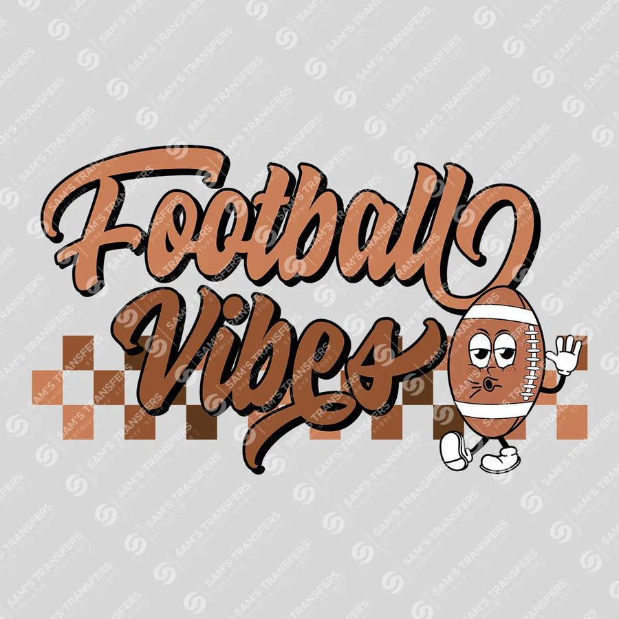 Football Vibes Ready-to-Press DTF Transfer | SAT06006