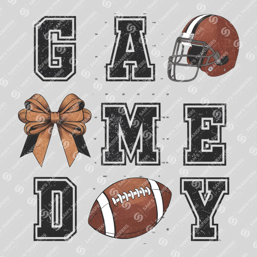 Game Day Varsity Ready-to-Press DTF Transfer | SAT06009
