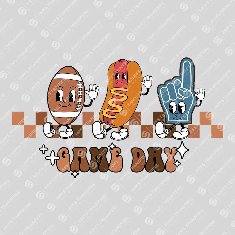 Game Day Retro Buddies Ready-to-Press DTF Transfer | SAT06011