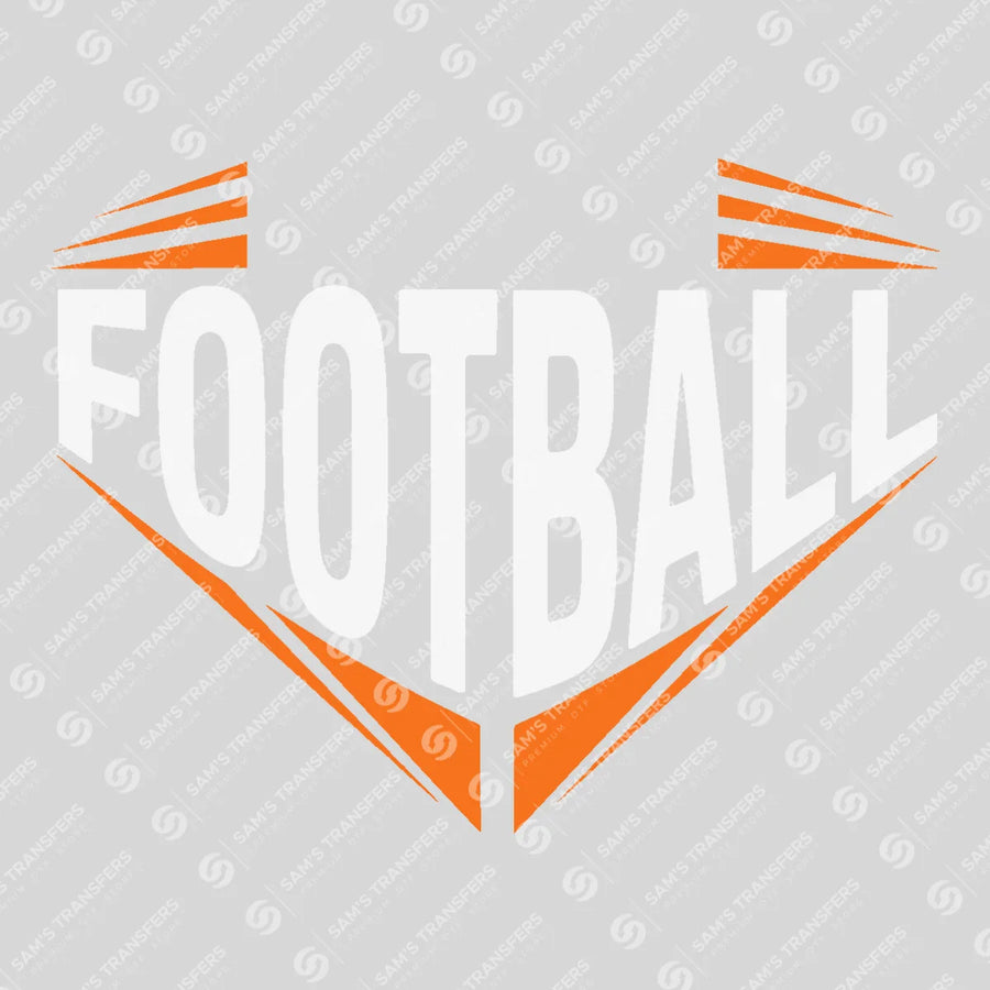 Football Chevron Ready-to-Press DTF Transfer | SAT06065
