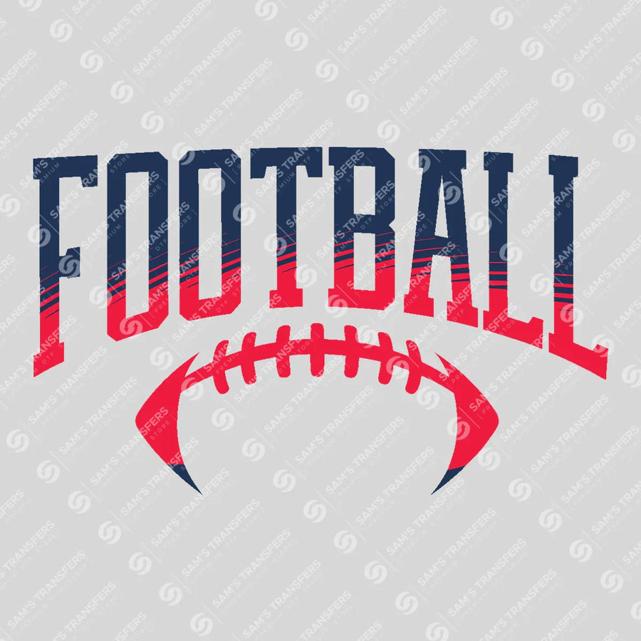 Football Banner Yellow Ready-to-Press DTF Transfer | SAT06075