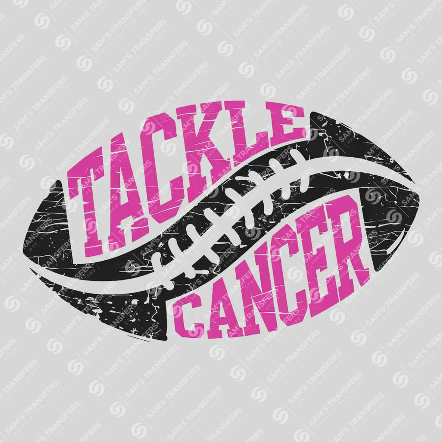 Tackle Cancer Distressed Ready-to-Press DTF Transfer | SAT06095