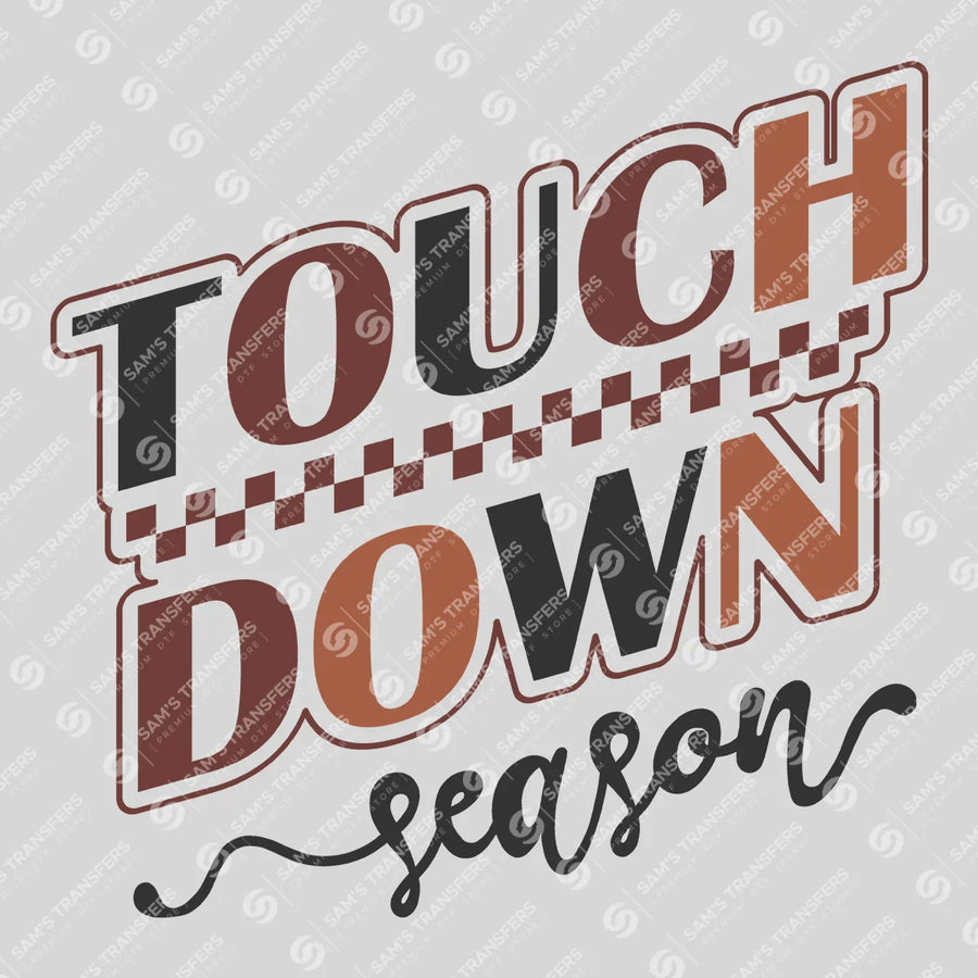 Touchdown Season Retro Ready-to-Press DTF Transfer | SAT06098