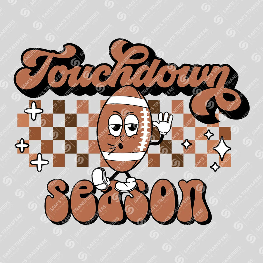 Touchdown Season Mascot Ready-to-Press DTF Transfer | SAT06103