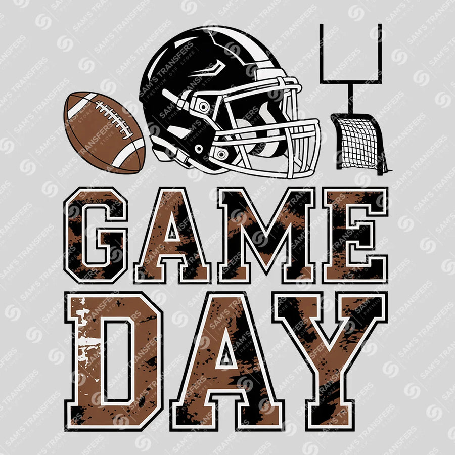 Game Day Helmet Ready-to-Press DTF Transfer | SAT06114