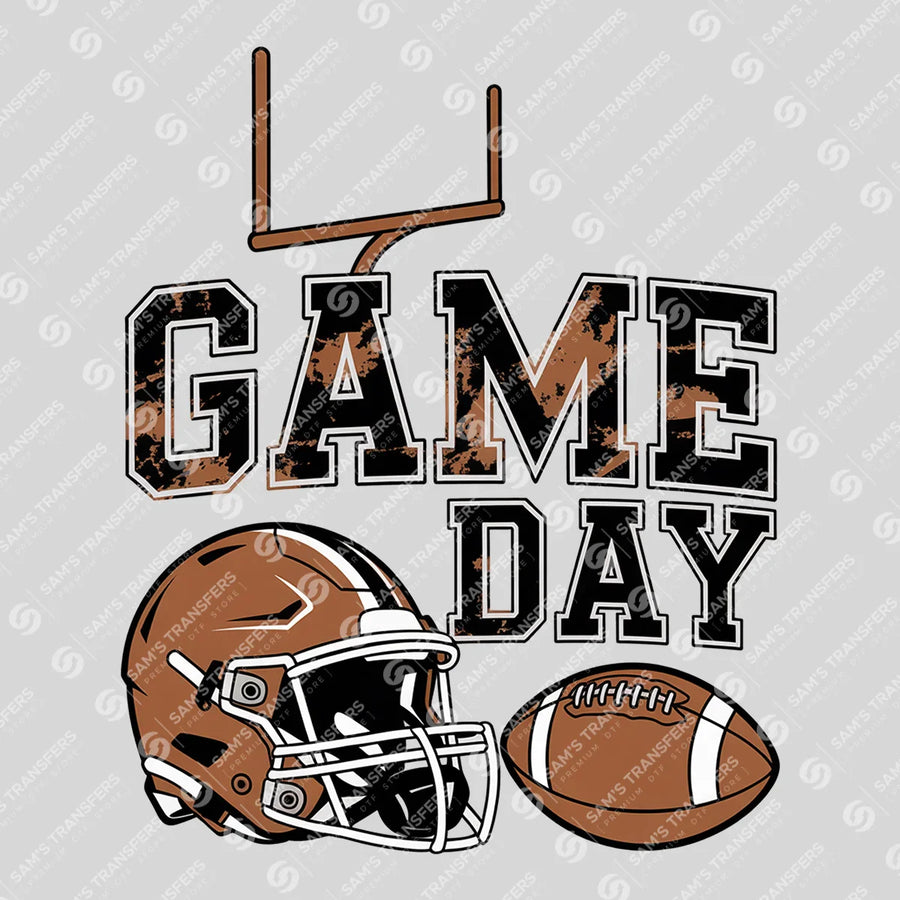 Game Day Goalpost Ready-to-Press DTF Transfer | SAT06117