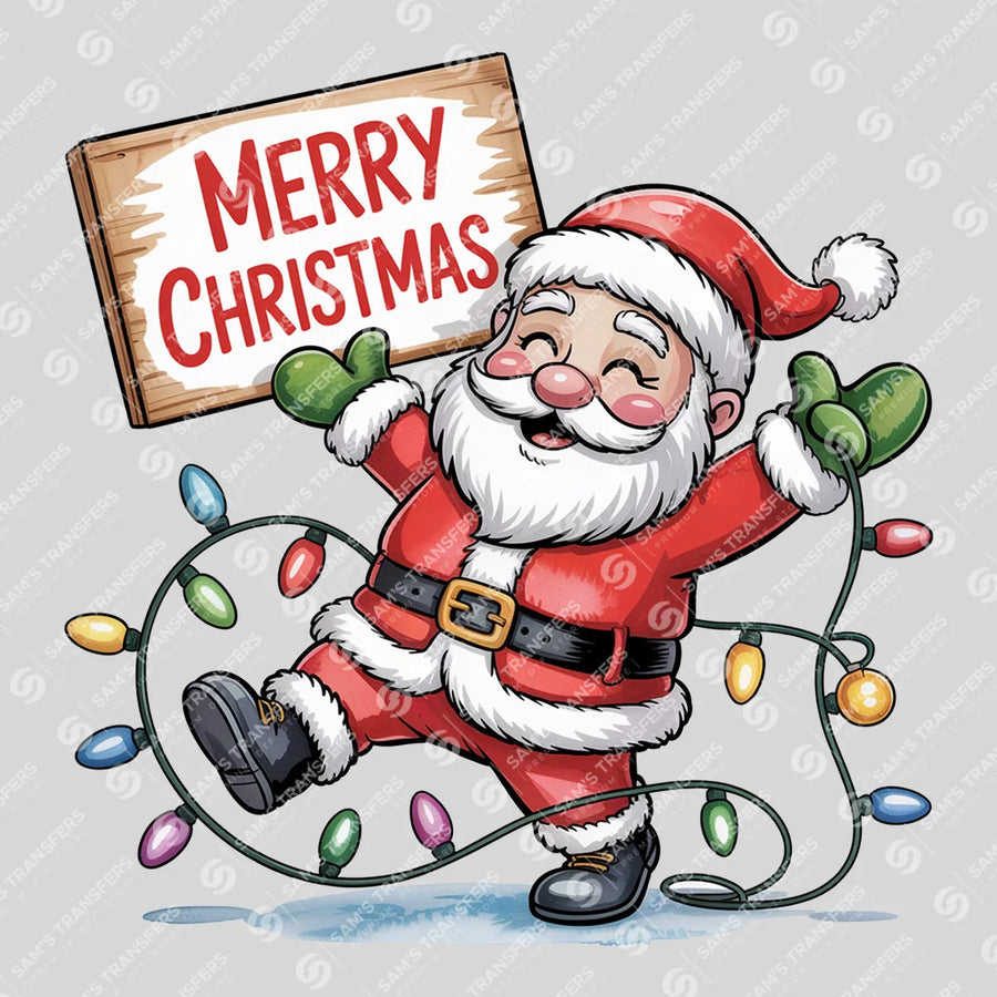 Merry Christmas Santa Ready-to-Press DTF Transfer | SAT06153