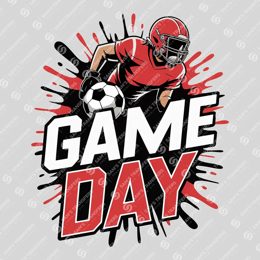Game Day Player Soccer Ready-to-Press DTF Transfer | SAT06187