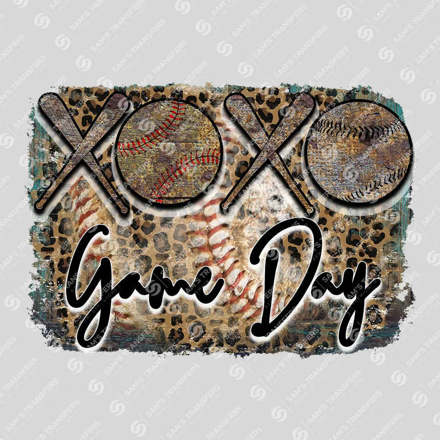 Xoxo Game Day Baseball Ready-to-Press DTF Transfer | SAT06228