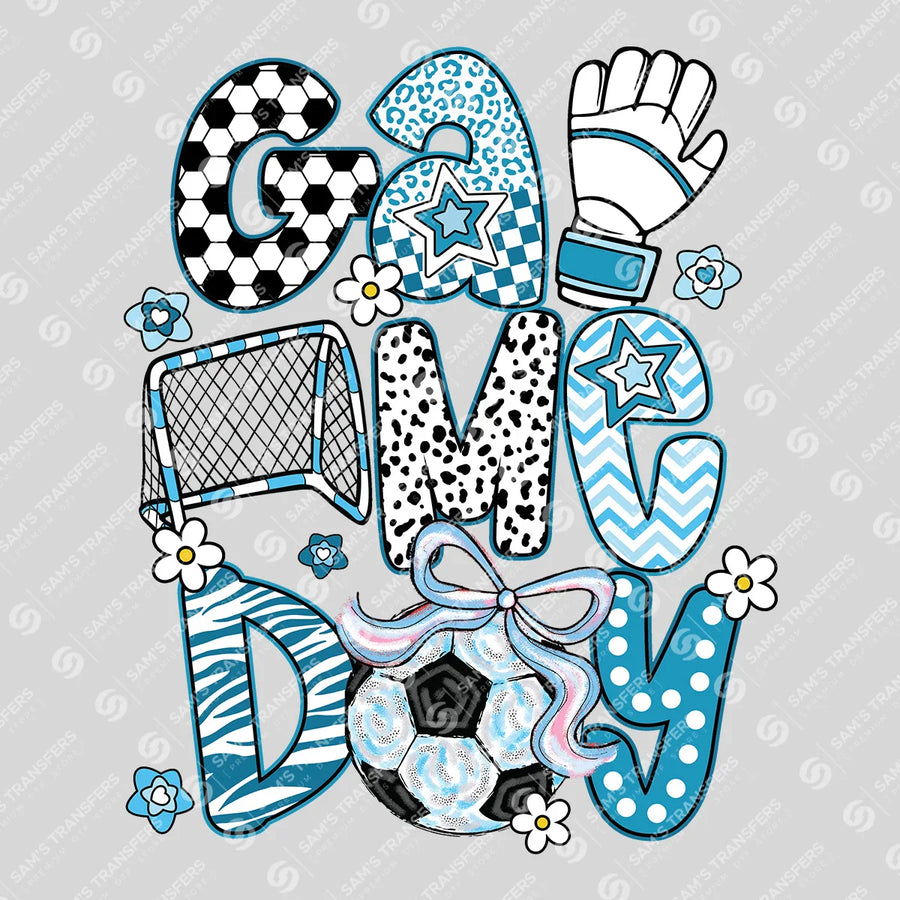 Game Day Soccer Doodle Ready-to-Press DTF Transfer | SAT06236